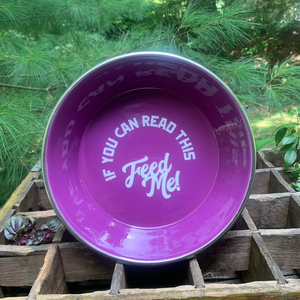 HARMONY Enamel Dog Bowl